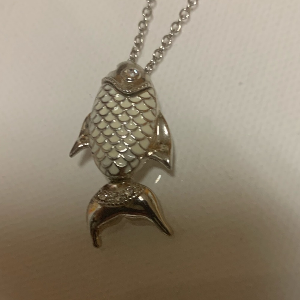 Lia Sophia fish necklace